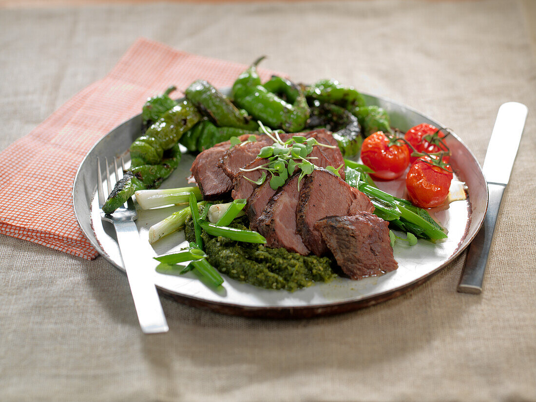 Lendensteak mit Jalapeno