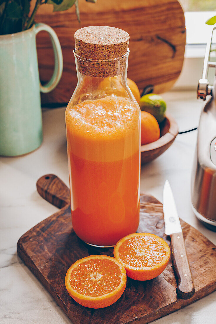 Orange-and-carrot juice