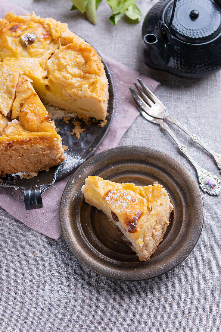 Veganer Bratapfelkuchen