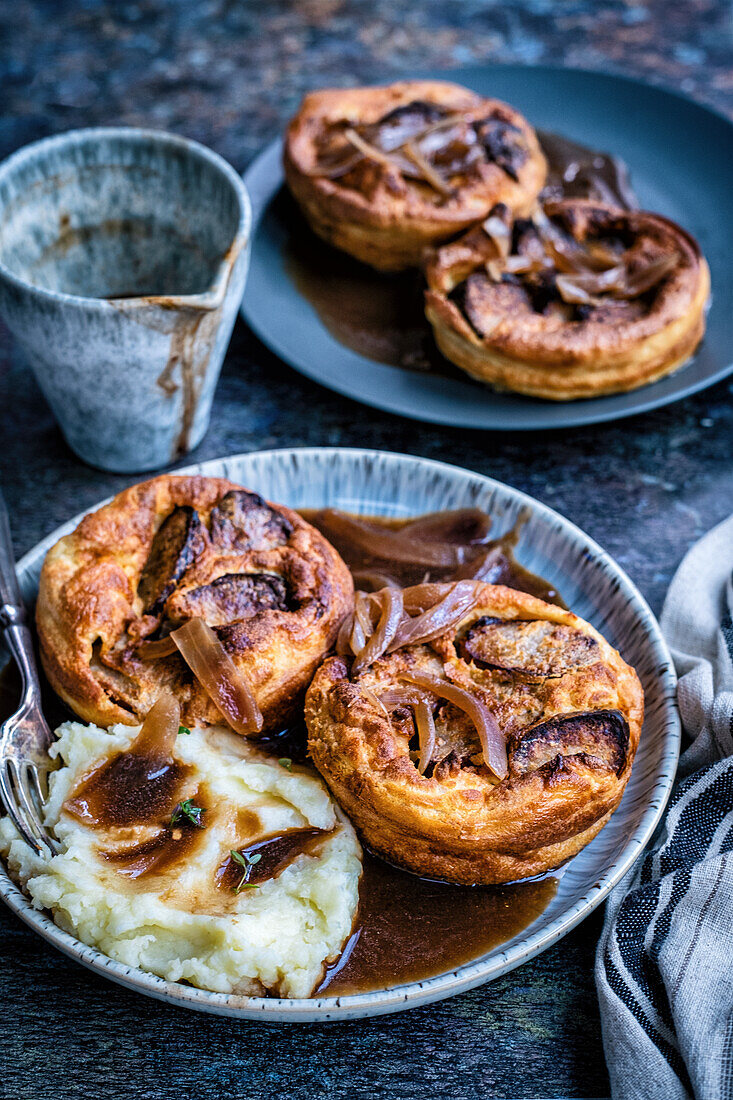 Toad in the Hole aus der Heißluftfritteuse