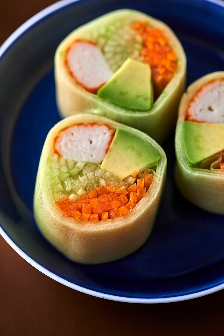 Vegetarische Sushiröllchen