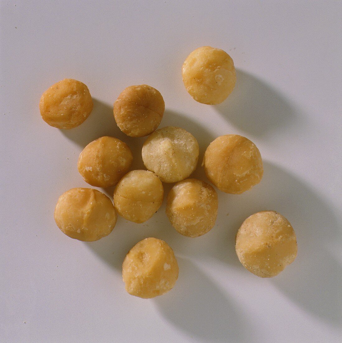 A few macadamia nut kernels