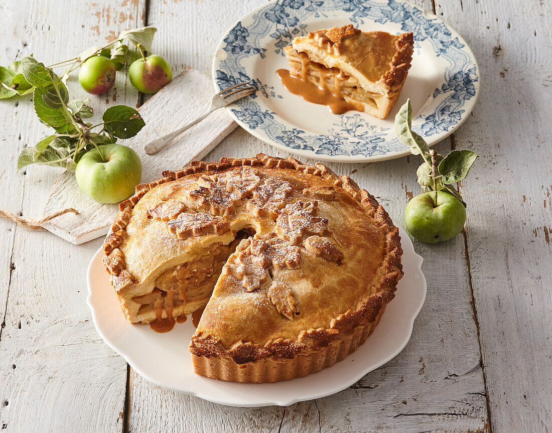 Apple Pie, slice removed