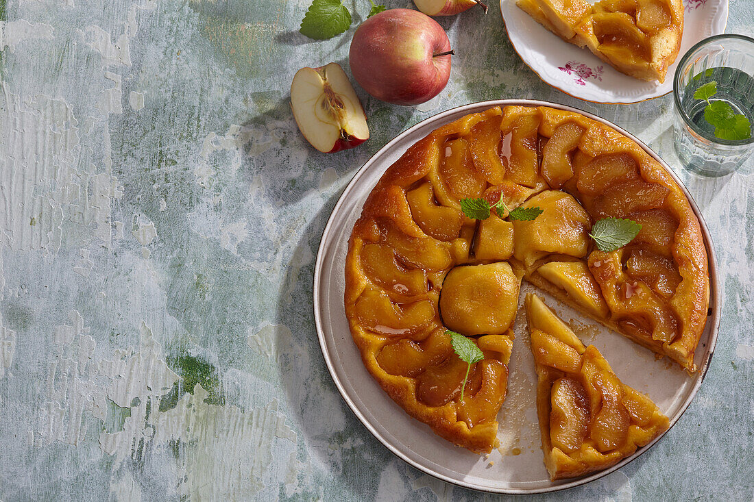 Upside-down-Apfelkuchen