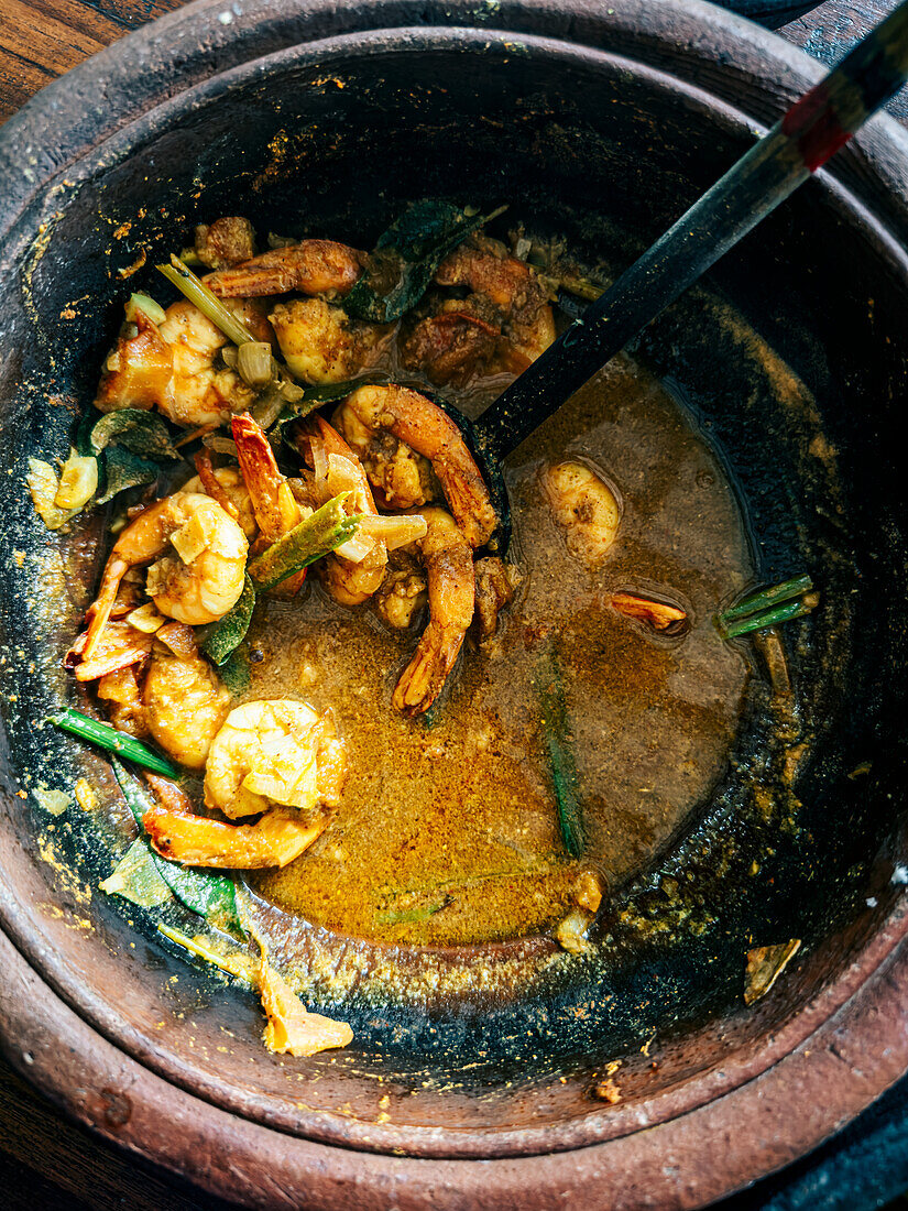 Garnelen-Curry (Sri Lanka)