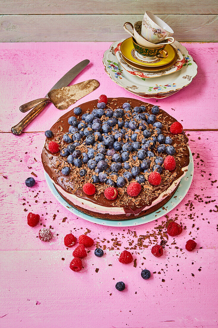 Chocolate Raspberry Cake