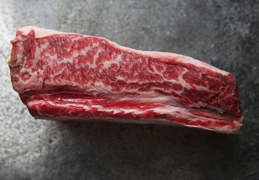 Fleischstück vom Wagyu-Rind