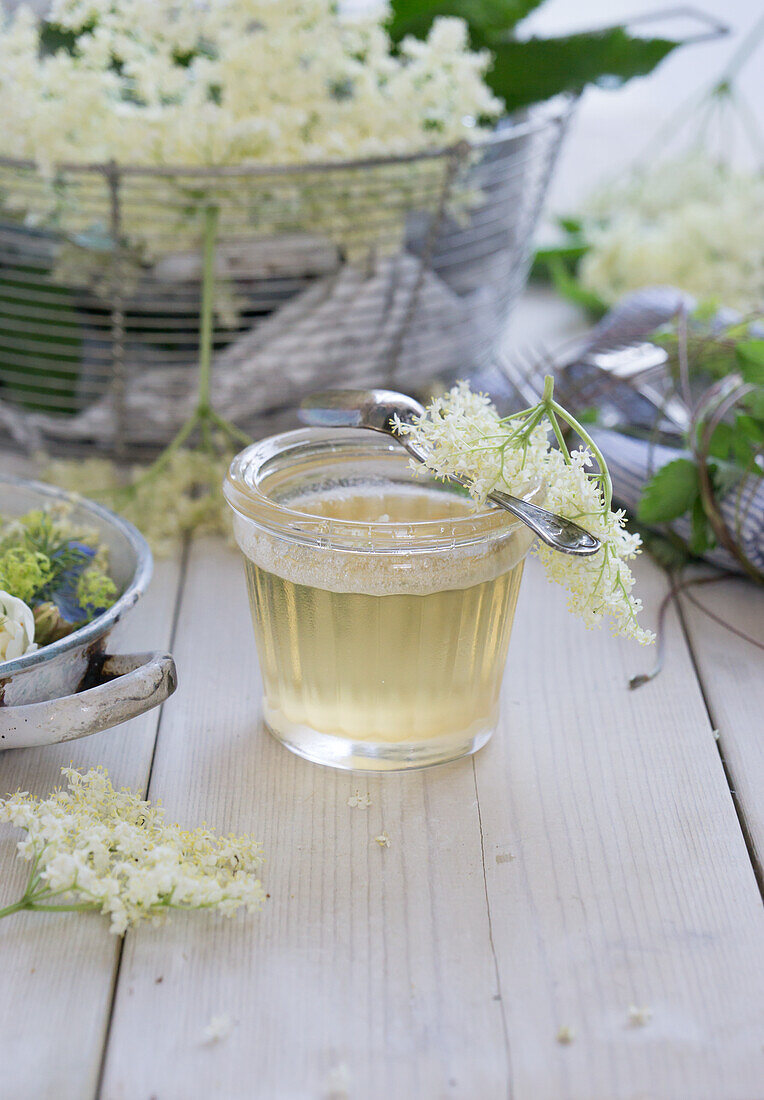 Elderflower jelly