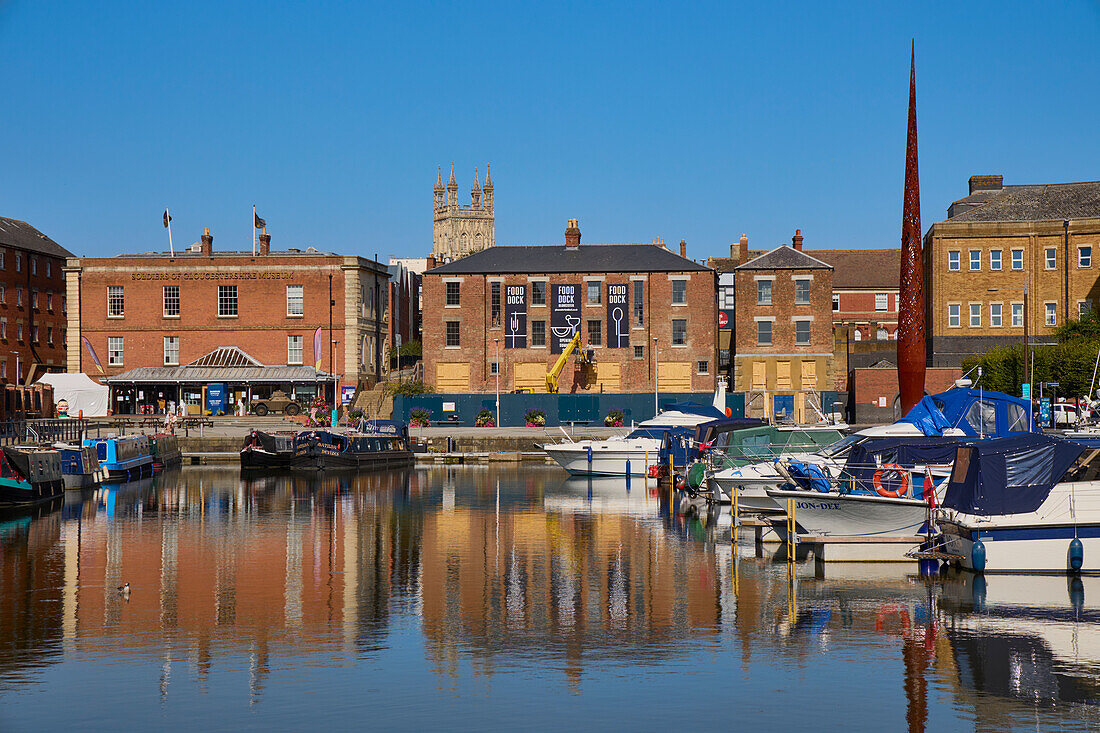 Gloucester Docks, Gloucester, Gloucestershire, England, Vereinigtes Königreich, Europa