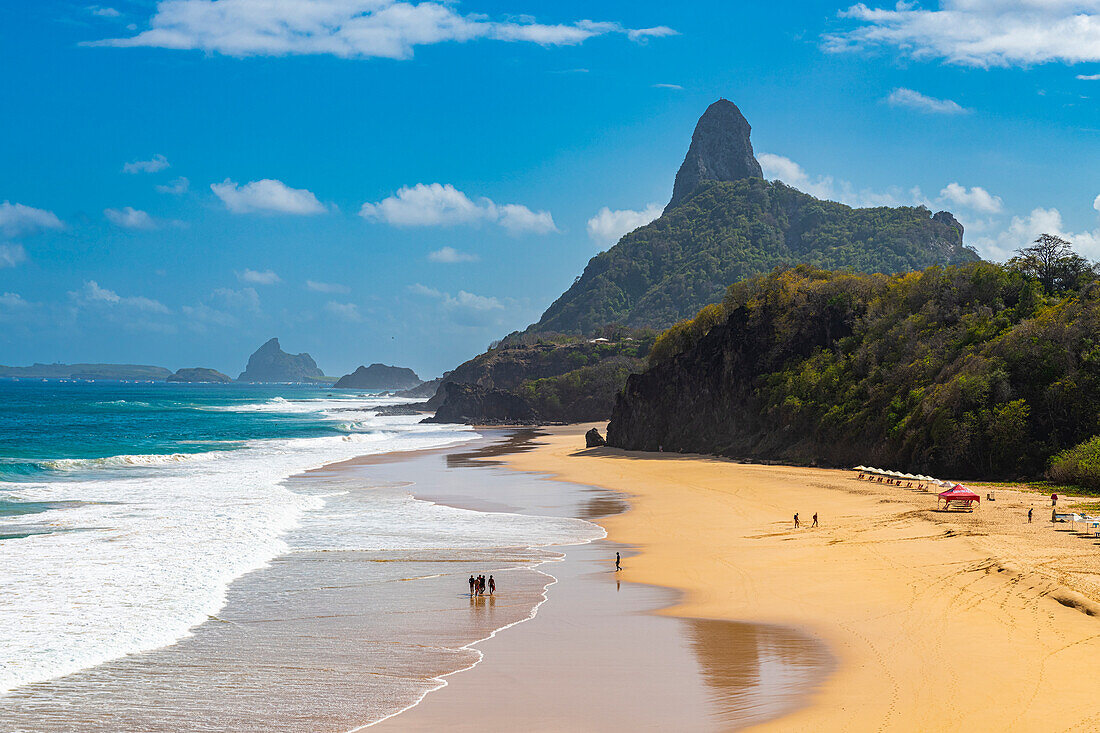 Cacimba do Padre Beach, Fernando de Noronha, UNESCO World Heritage Site, Brazil, South America