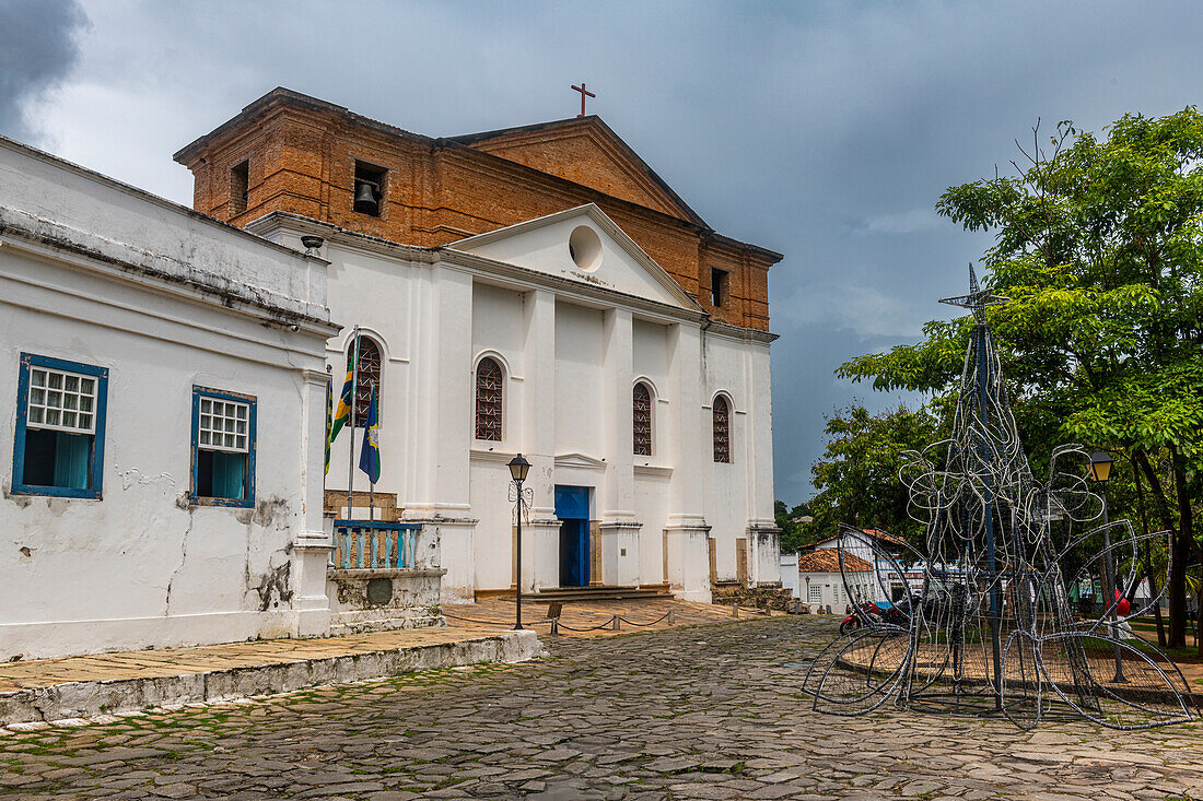 Matriz de Sant'Ana, Old Goias, UNESCO World Heritage Site, Goias, Brazil, South America