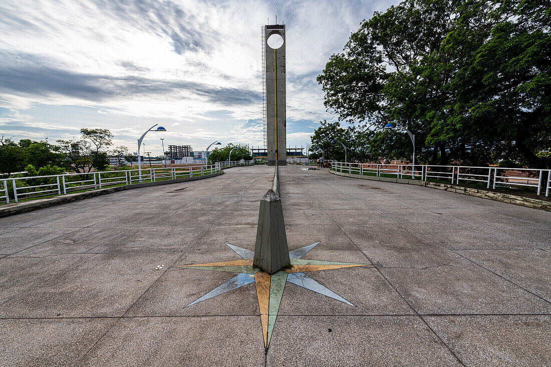 Monument on the Equator, Macapa, Amapa, Brazil, South America