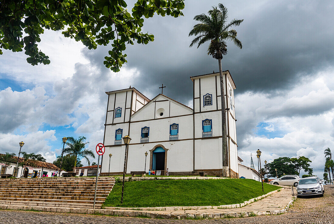 Igreja de Nosso Senhor do Bonfim, Pirenopolis, Goias, Brazil, South America