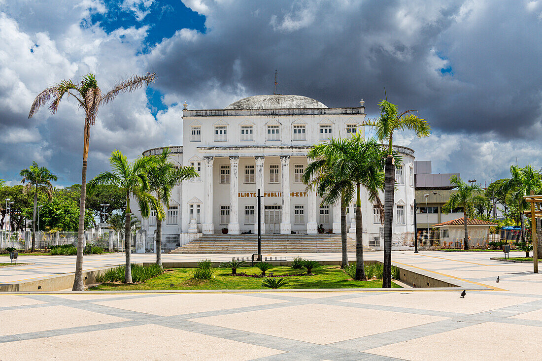 Leite Library, UNESCO World Heritage Site, Sao Luis, Maranhao, Brazil, South America
