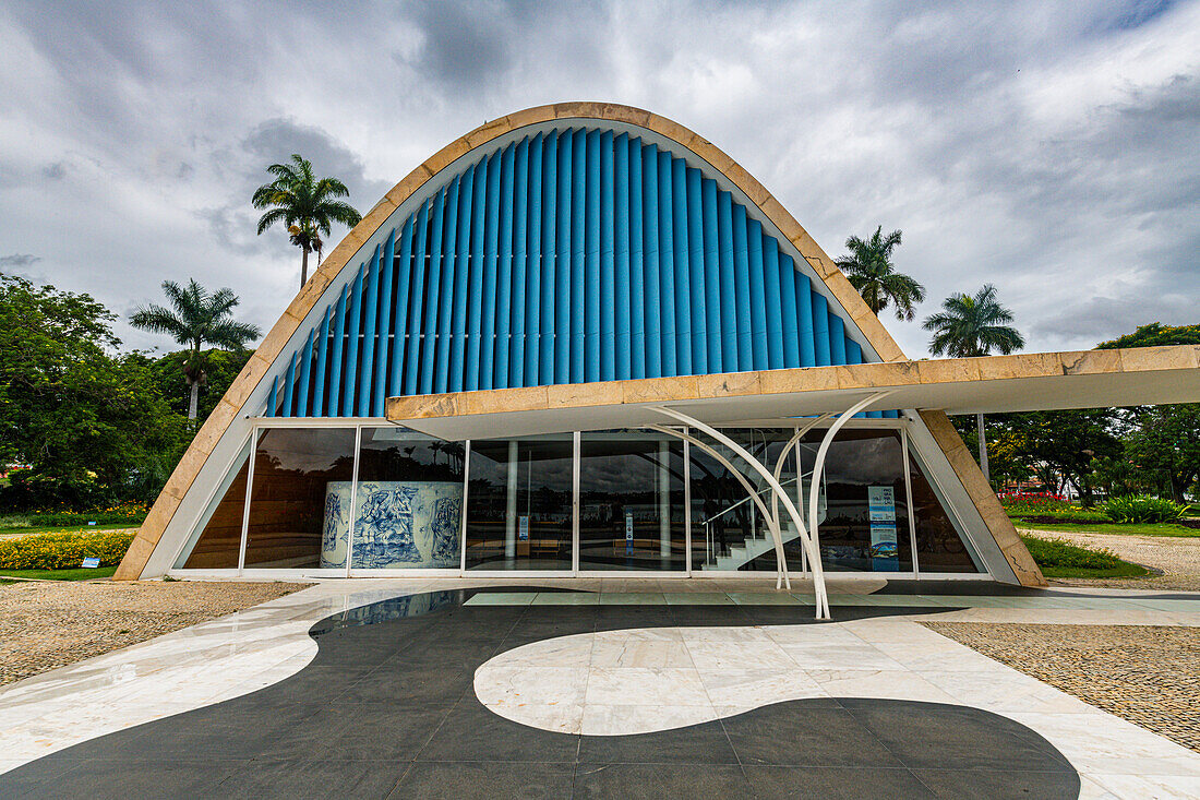 Kirche Sao Francisco de Assis, Modernes Ensemble Pampulha, UNESCO-Weltkulturerbe, Belo Horizonte, Minas Gerais, Brasilien, Südamerika