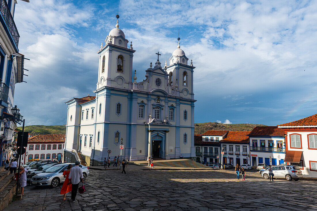 Catedral Metropolitana da Paroquia Santo Antonio da Sao, Diamantina, UNESCO World Heritage Site, Minas Gerais, Brazil, South America