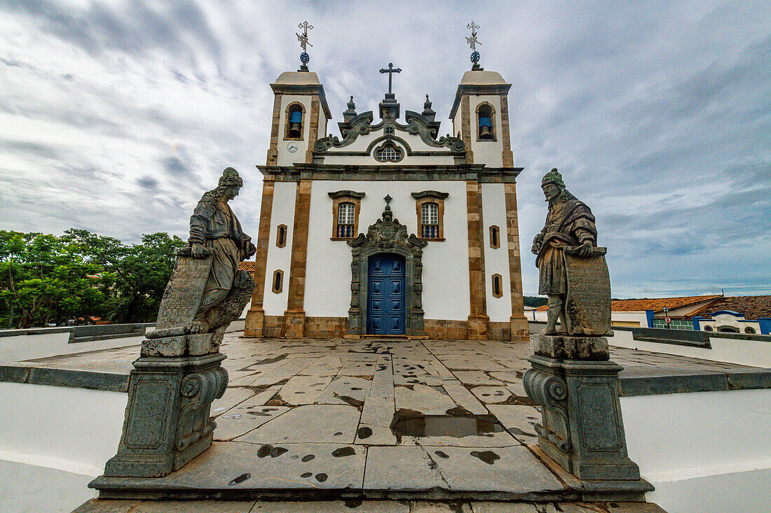 Heiligtum von Bom Jesus de Matosinhos, UNESCO-Weltkulturerbe, Congonhas, Minas Gerais, Brasilien, Südamerika