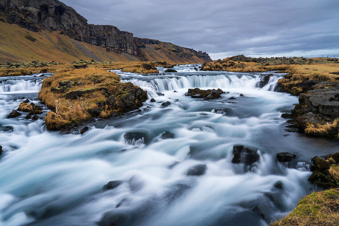 Fossalar River, Iceland, Polar Regions
