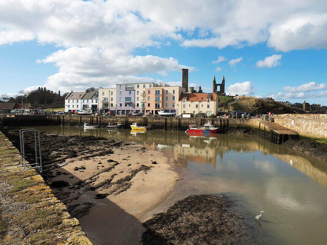 St. Andrews Harbour, St. Andrews, Fife, Scotland, United Kingdom, Europe