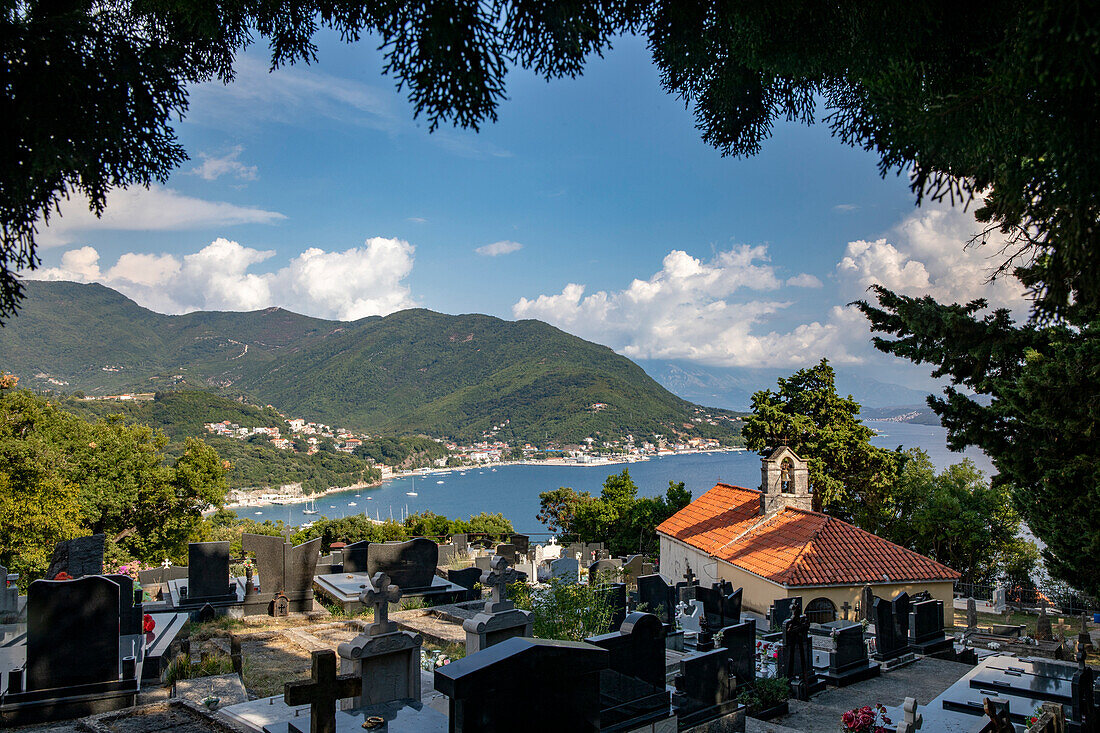 Blick vom Savina-Kloster, Herceg Novi, Montenegro, Europa