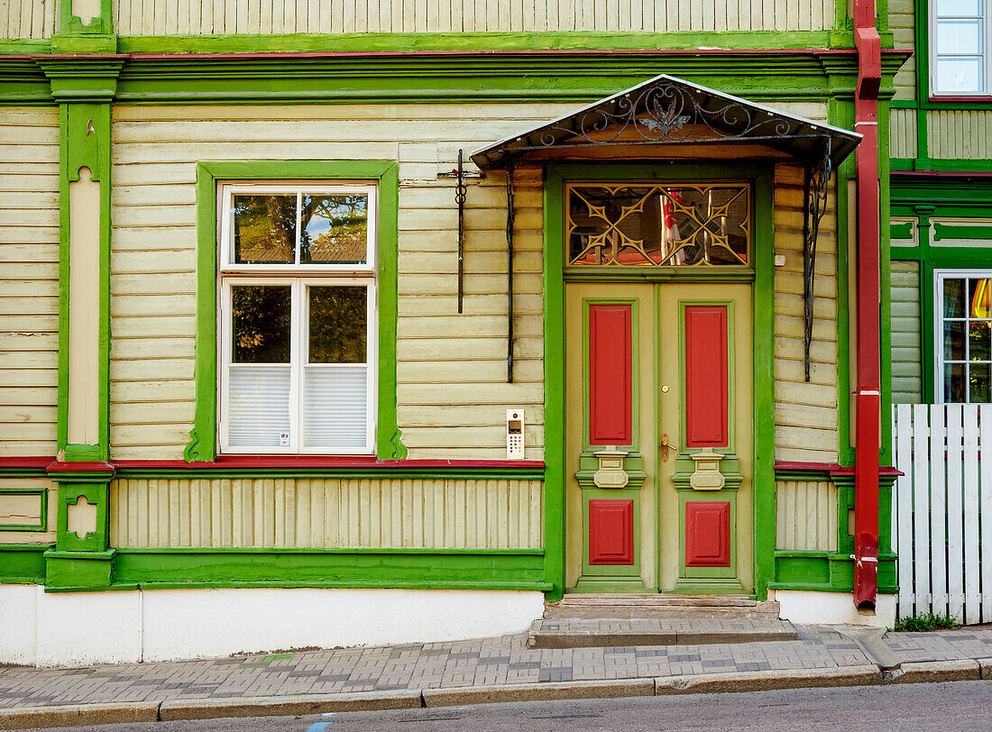 Traditional Wooden House, Tallinn, Estonia, Europe