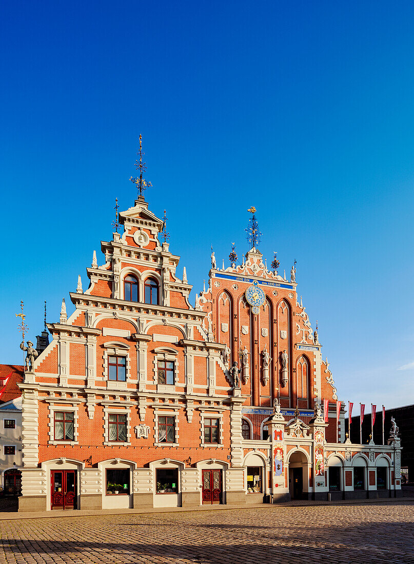 Haus der Schwarzköpfe, Rathausplatz, UNESCO-Welterbe, Riga, Lettland, Europa