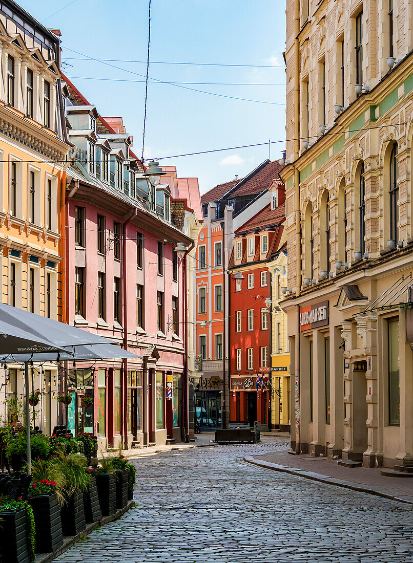 Audeju iela, Altstadt, Riga, Lettland, Europa