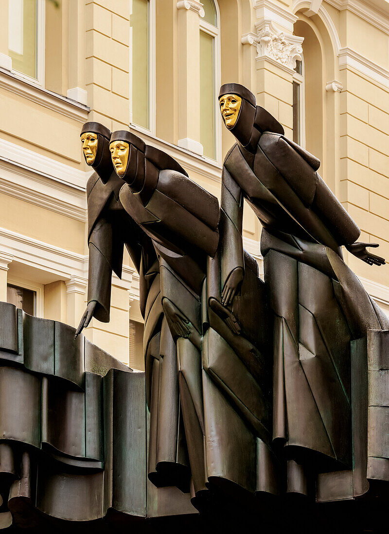 Drei Musen, Nationales Dramatheater, Vilnius, Litauen, Europa
