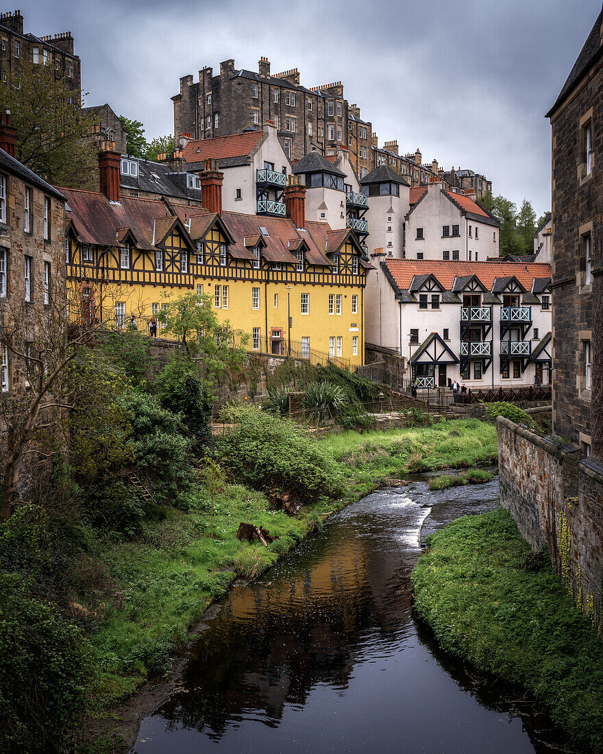 Dean Village, Edinburgh, Schottland, Vereinigtes Königreich, Europa