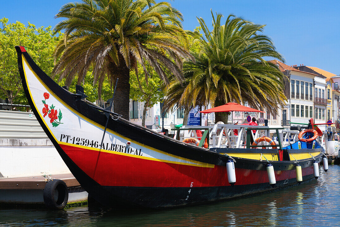 Boot von Aveiro, das Venedig Portugals, Aveiro, Centro, Portugal, Europa