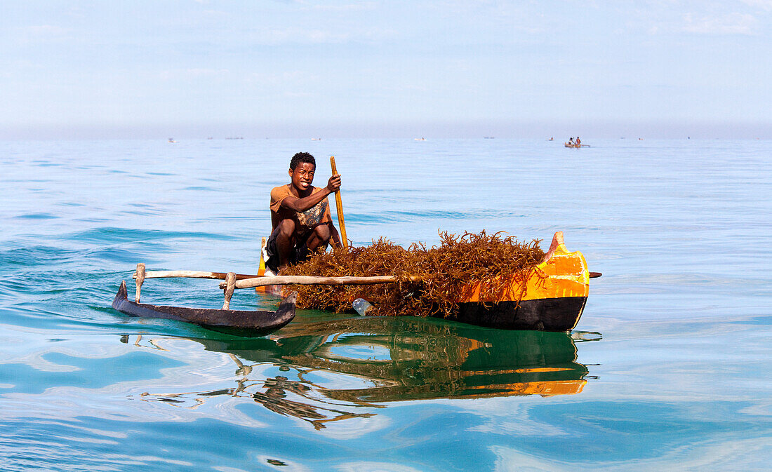 Der Vezo-Stamm lebt ausschließlich vom Mosambik-Kanal, Madagaskar, Indischer Ozean, Afrika