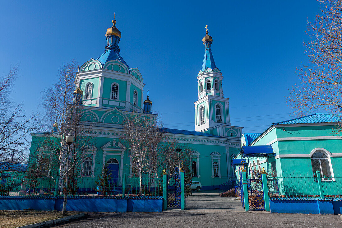 Voskresenskij Cathedral, Semey, formerly Semipalatinsk, Eastern Kazakhstan, Central Asia, Asia
