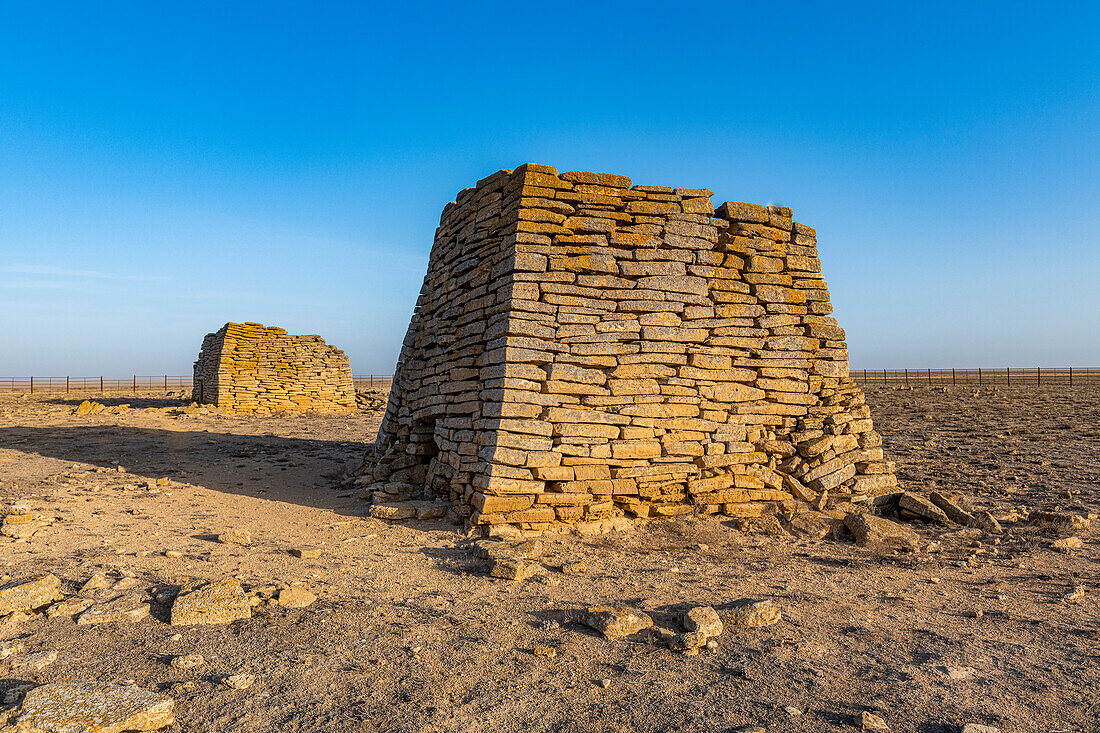 Old cemetery, Mangystau, Kazakhstan, Central Asia, Asia