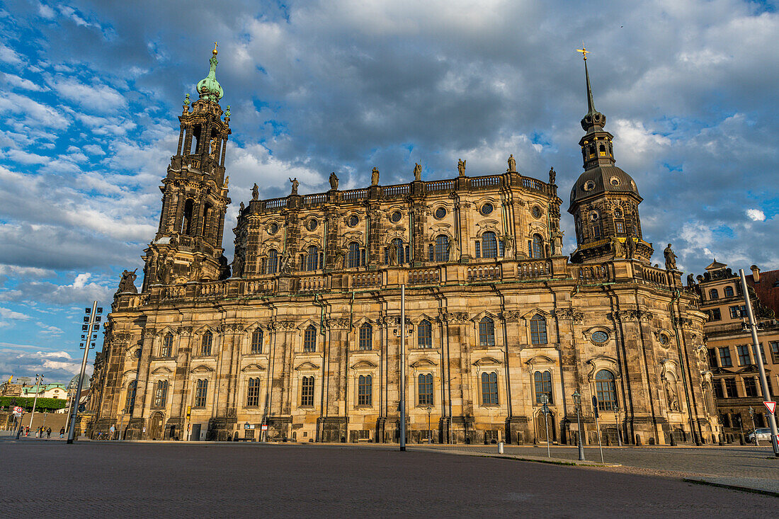Roman Catholic Cathedral, Dresden, Saxony, Germany, Europe