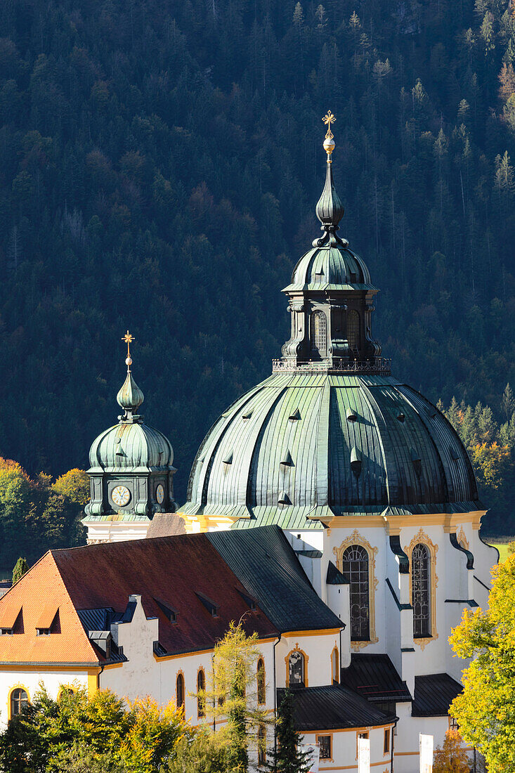 Kloster Ettal, Werdenfelser Land, Oberbayern, Deutschland, Europa
