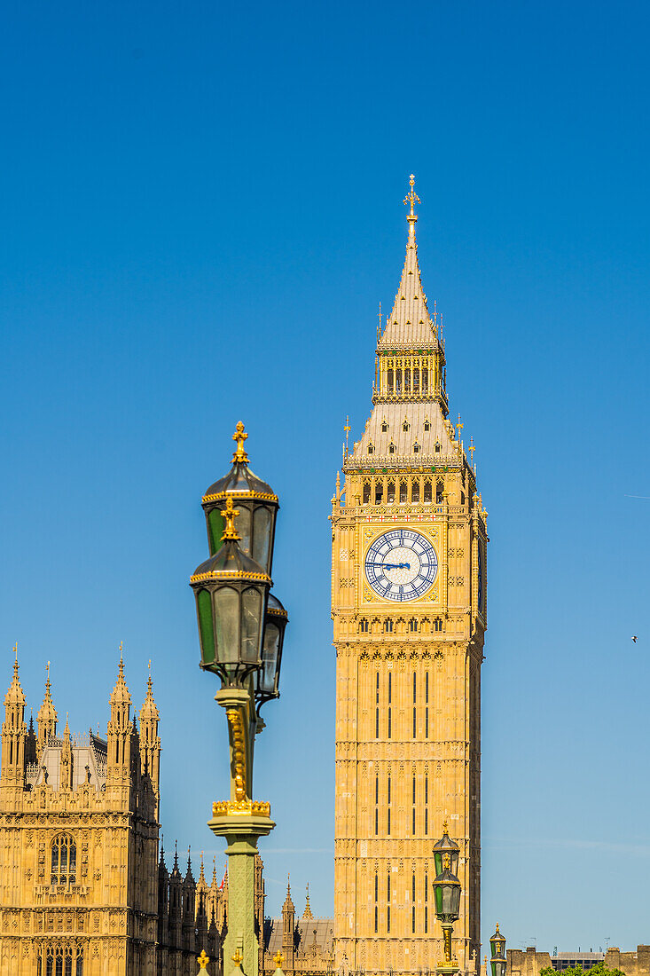 Big Ben, UNESCO World Heritage Site, Westminster, London, England, United Kingdom, Europe