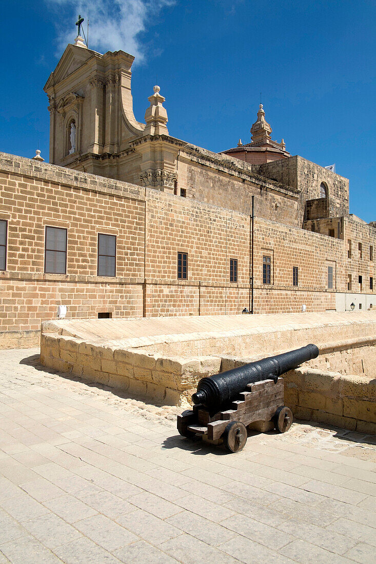 Die Kirche von St. Paul, Gozo, Malta, Mittelmeer, Europa