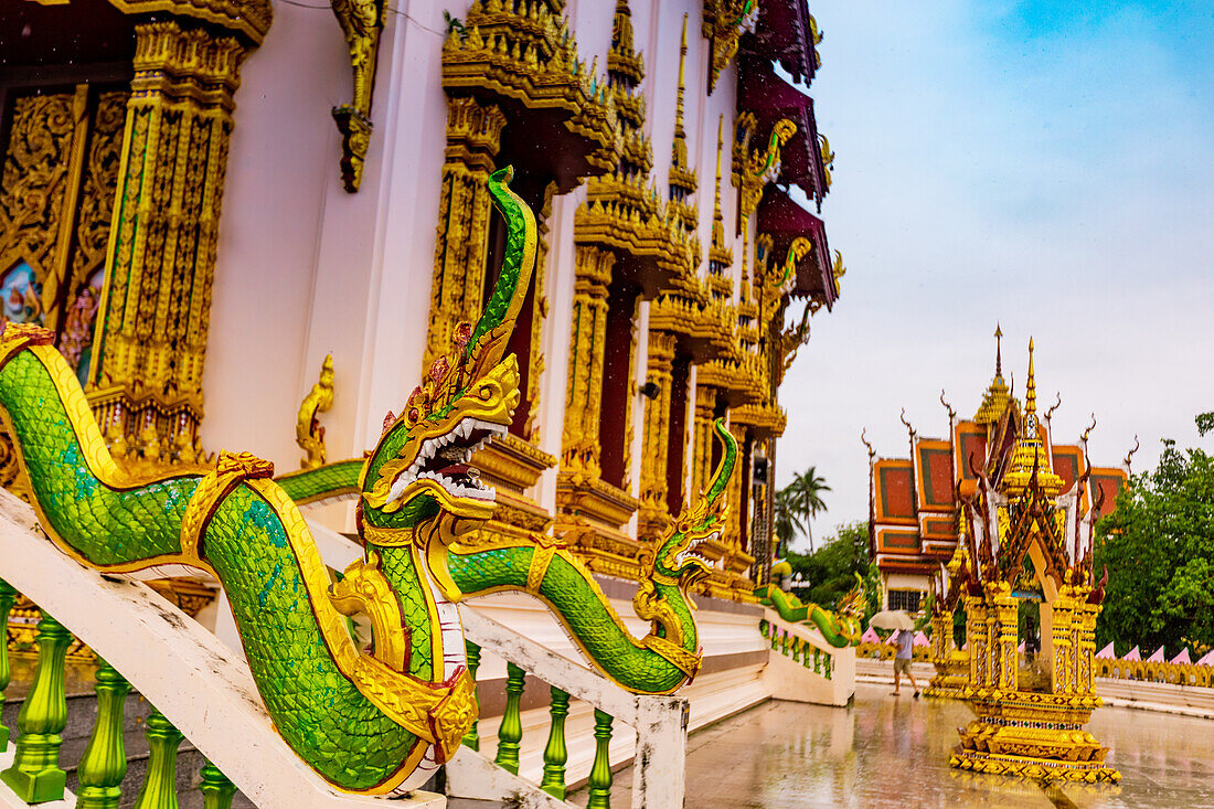 Wat Plai Laem Temple, Koh Samui, Thailand, Southeast Asia, Asia
