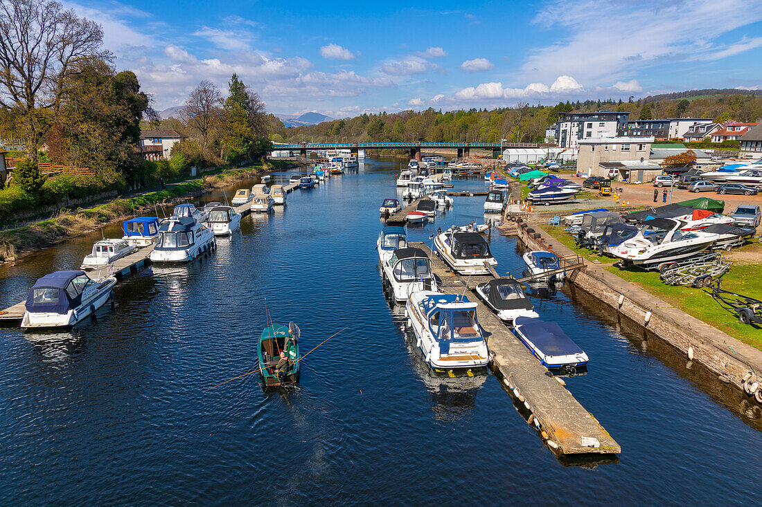 Loch Lomond Marina, Balloch, West Dunbartonshire, Schottland, Vereinigtes Königreich, Europa