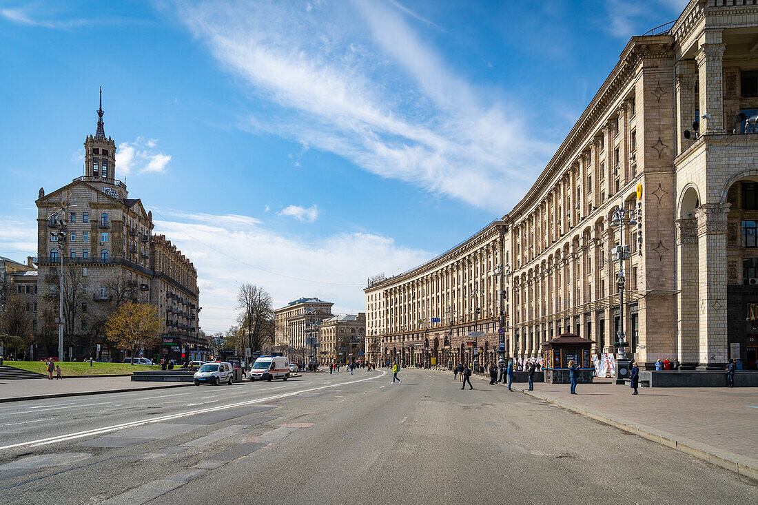 Kiewer Chreschtschatyk-Straße, Kiew (Kiew), Ukraine, Europa