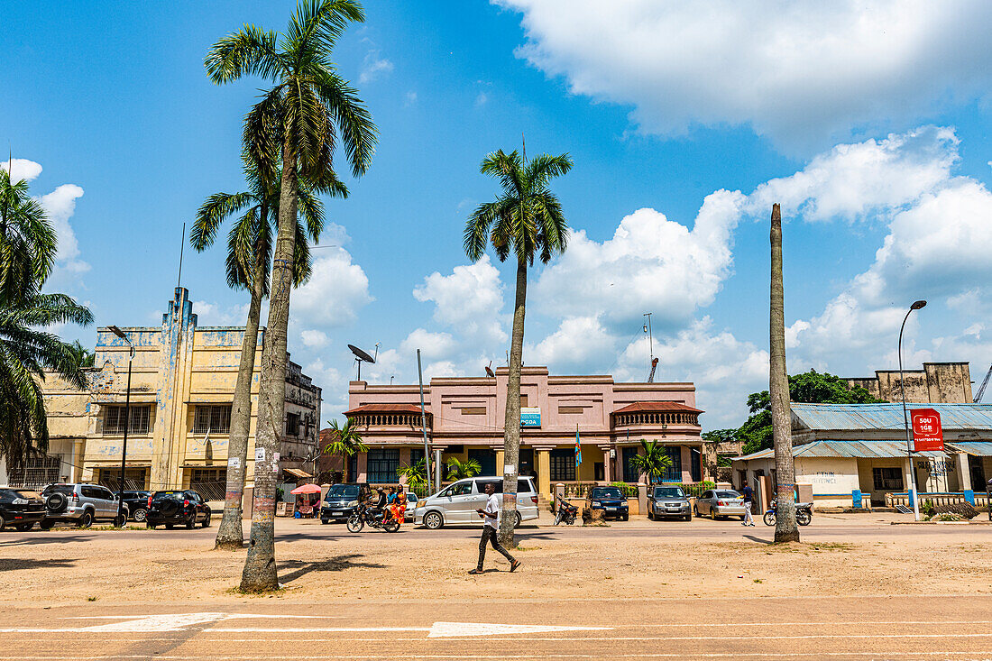 Colonial center, Kisangani, Democratic Republic of the Congo, Africa