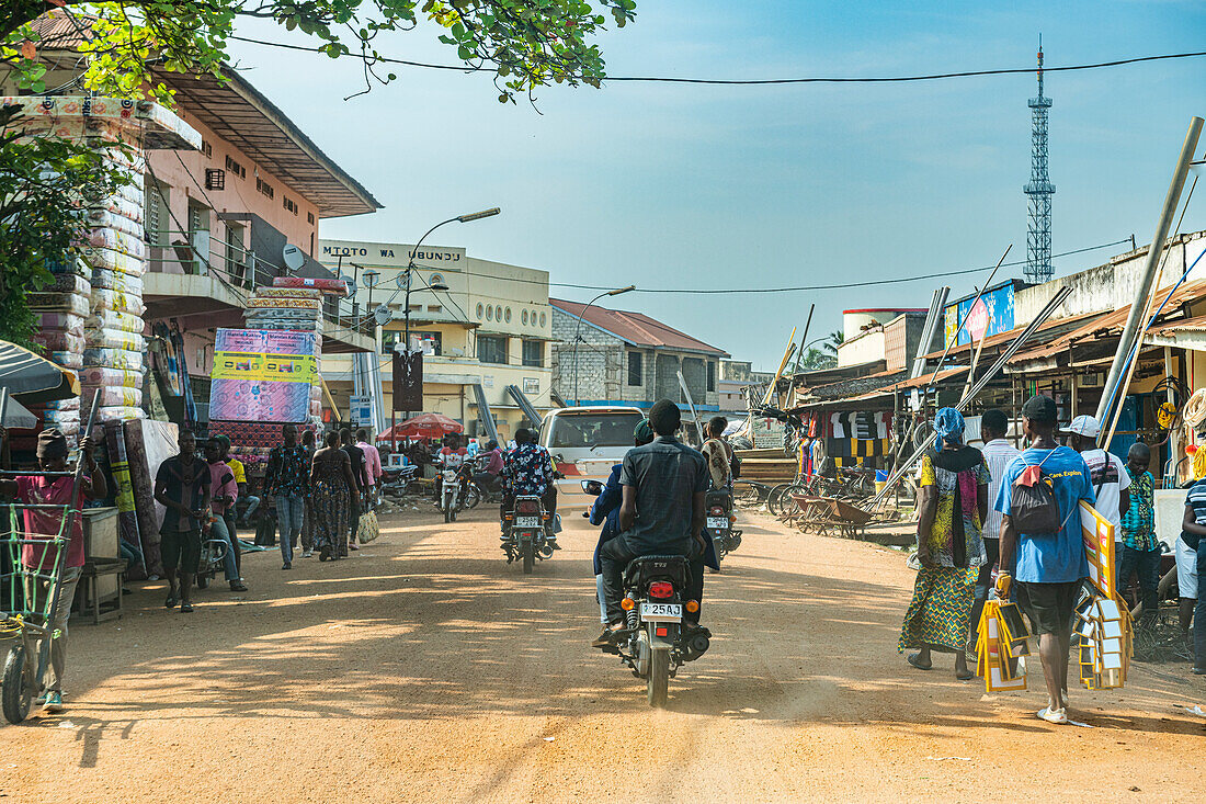 Colonial center, Kisangani, Democratic Republic of the Congo, Africa