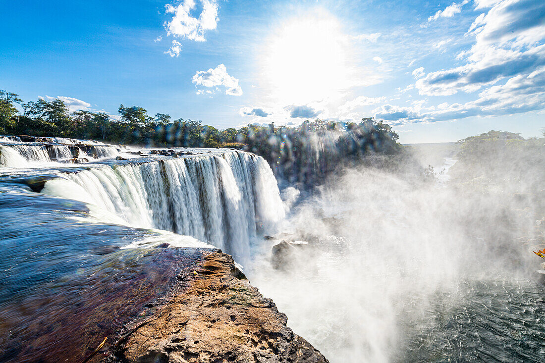 Lumangwe Falls on the Kalungwishi River, northern Zambia, Africa