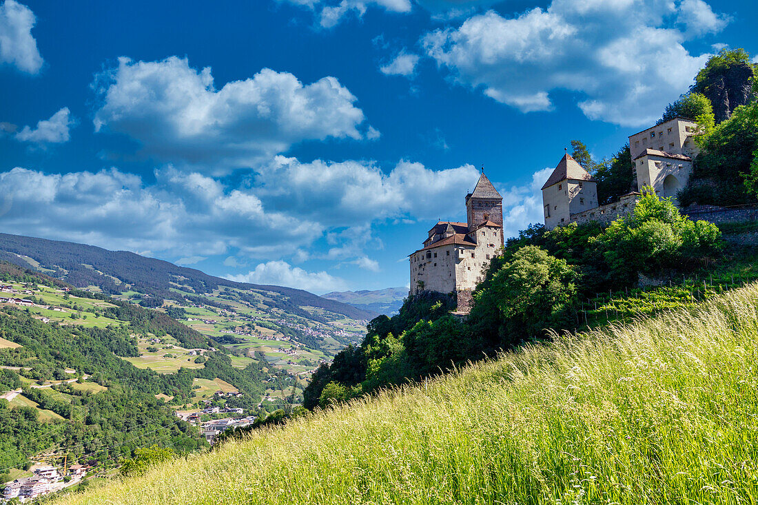 Trostburg Castle, Bozen district, Val Gardena, Sud Tirol, Italy, Europe