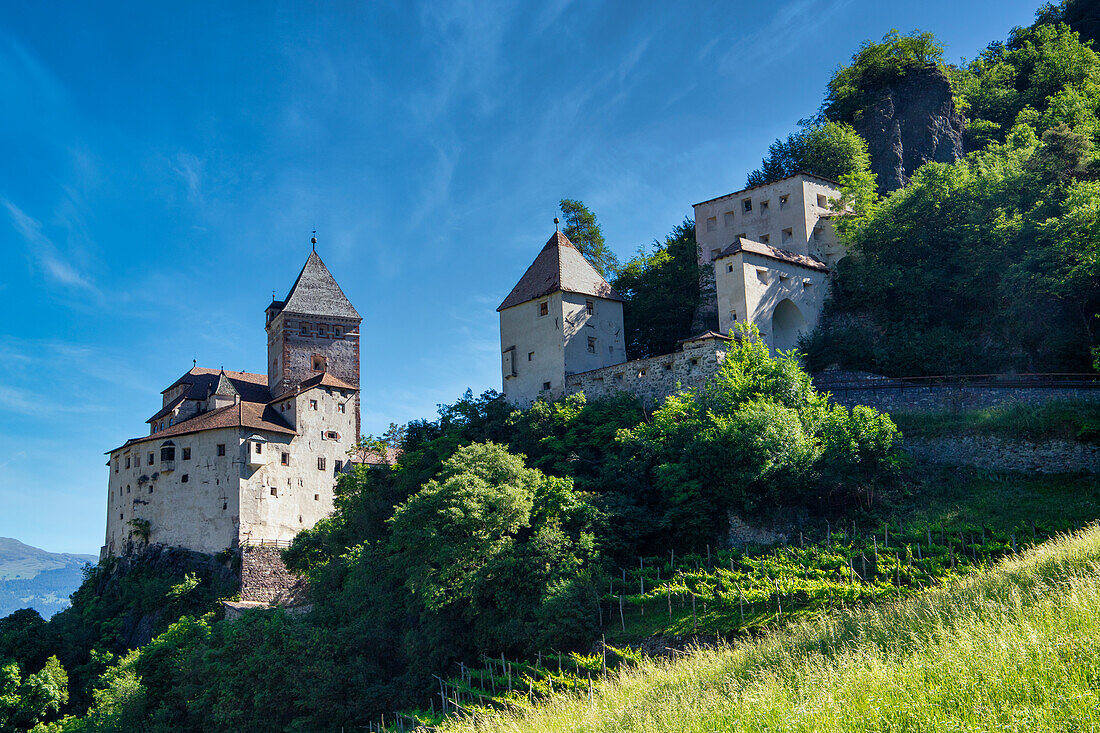 Schloss Trostburg, Bezirk Bozen, Gröden, Südtirol, Italien, Europa