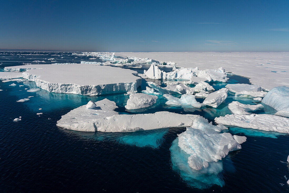 Larsen B Ice Shelf, Weddell Sea, Antarctica, Polar Regions