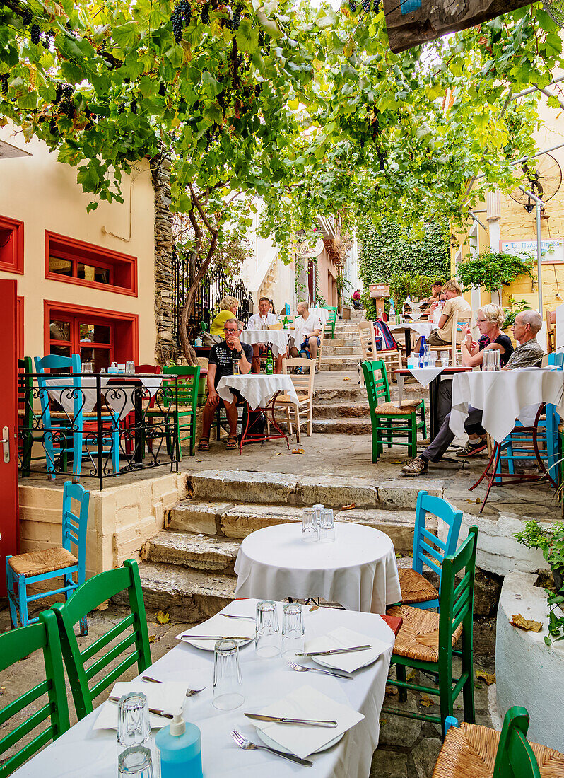 Restaurant in Plaka Neighborhood, Athens, Attica, Greece, Europe