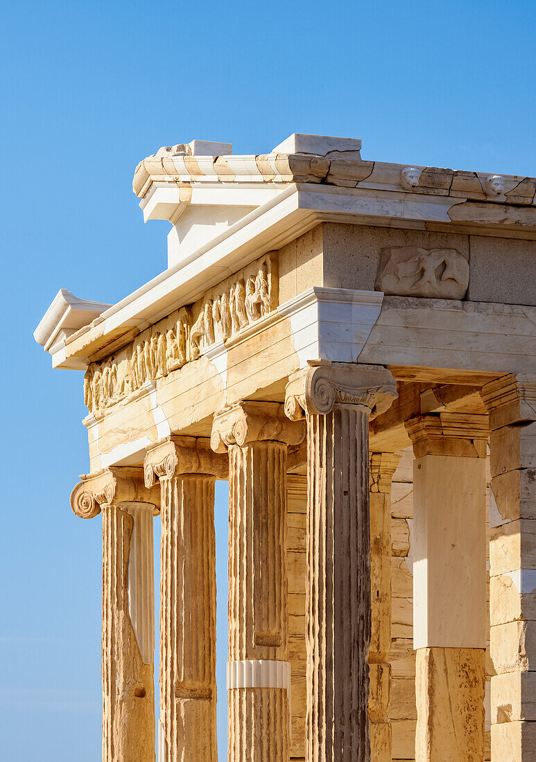 Der Tempel der Athena Nike, Akropolis, UNESCO-Welterbe, Athen, Attika, Griechenland, Europa