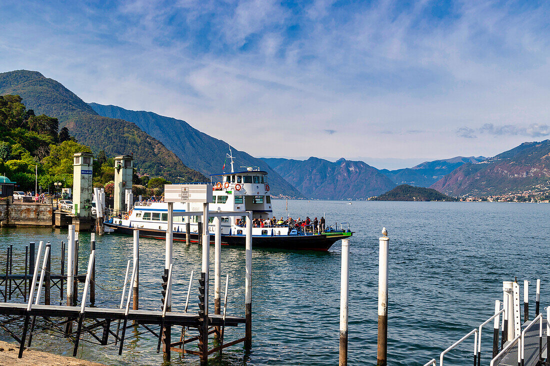 Touristenboot, Bellagio, Comer See, Comer Bezirk, Lombardei, Italienische Seen, Italien, Europa