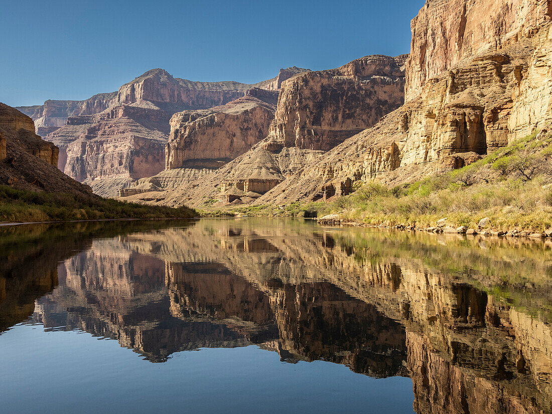 A view of the upper Grand Canyon, Grand Canyon National Park, UNESCO World Heritage Site, Arizona, United States of America, North America